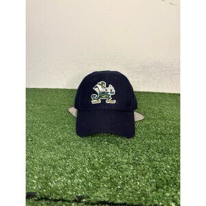 Notre Dame Fighting Irish hat cap fitted 7 5/8 vintage blue wool football mens 1